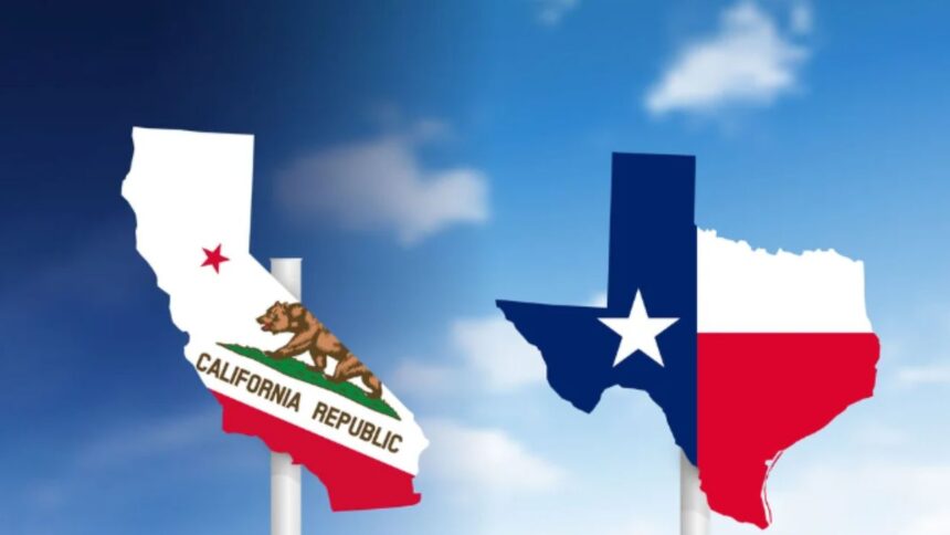 Texas vs California Tale of Two Powerhouse States